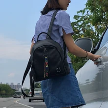 BAQI Women Backpack 2019 Fashion Genuine Leather Cowhide School Bag Girls Shoulder Bags Women Travel Bag Casual Bagpack Mochila fashion genuine leather bag women weaving style bags girls school bags zipper shoulder women s back pack girls bag mochila