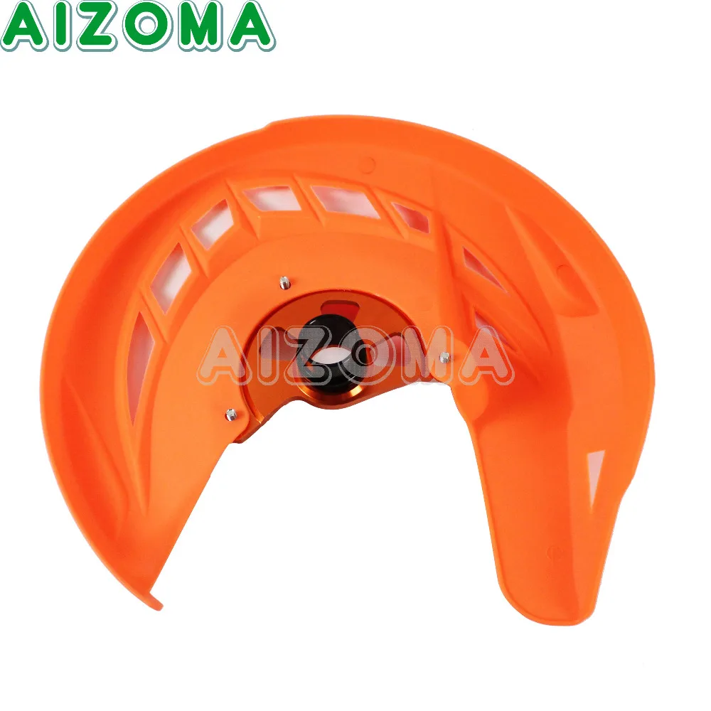 Orange Front Brake Disc Rotor Guard Cover Protector Protection For KTM SX XC EXC F 125 150 2003- Motocross Enduro Offroad