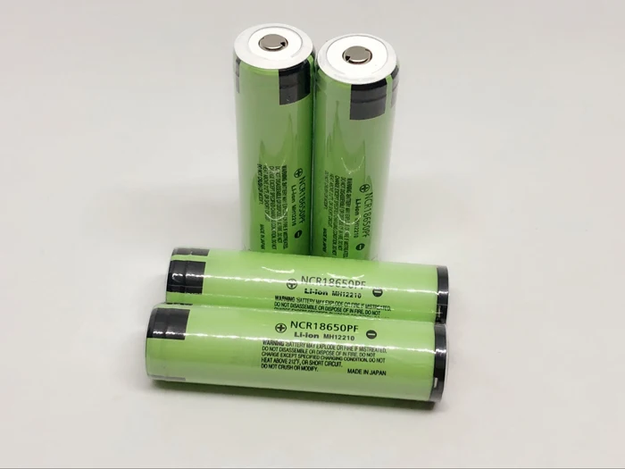 18pcs/lot New Protected Battery For Panasonic NCR18650PF 18650 PF 2900mah 10A High Drain Rechargeable Li-ion Batteries with PCB