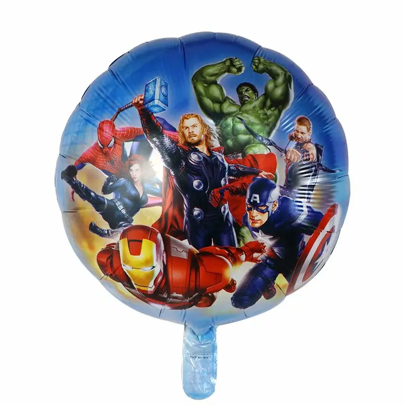 10 шт./лот, воздушные шары с гелием из фольги супергероя, мстители, лига справедливости, человек-паук, бэтмен, товары для детской вечеринки на день рождения, детские игрушки - Цвет: Бургундия