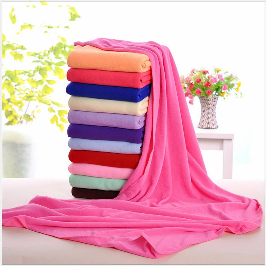140x70cm/55''x27'' Microfiber Beach Towel Bath Towel Sports Gym Fast Drying Cloth Extra Large