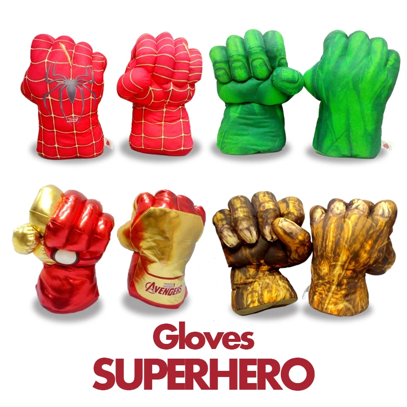 

Infinity War Toy Marvel Avengers Ironman Spiderman Boxing Cosplay Gloves Toys Boxing Gloves Hulk Anime Cosplay Kid Action Toys