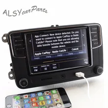 KEOGHS OEM 6RD 035 187 B 6.5'' MIB RCD330 Plus CarPlay For VW Golf 5 6 Jetta Tiguan Passat 6RD035187B USB OPS SD Card Bluetooth carplay mirror link mib carplay usb aux in socket harness for tiguan l mk2 5q0 035 726 e