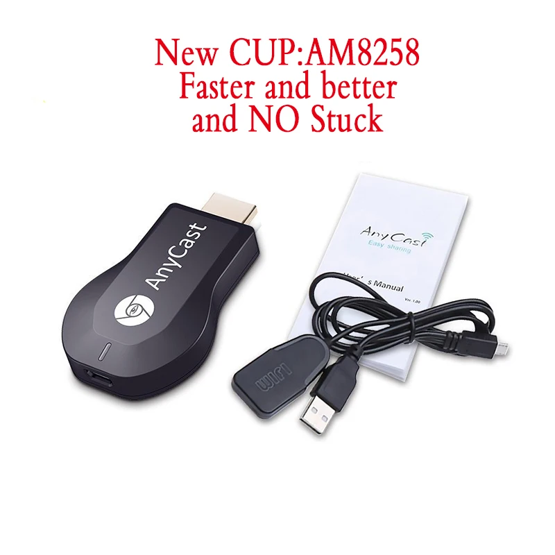 Мини ТВ 128 М Anycast m2 ezcast miracast любой литой AirPlay Crome Cast Cromecast HDMI TV Stick Wifi Дисплей приемник