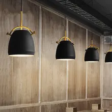 JAXLONG American Retro Cafe Dining Room Pendant Lights Nordic Creative Simple Cafe Restaurant Pot Hanging Lamp Iron Bedroom Lamp multicolor modern creative concise iron pendant light cafe ber bedroom restaurant livingroom decoration lamp free shipping