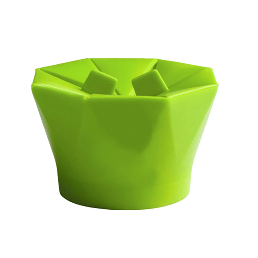 

Microwave Popcorn Maker Collapsible Silicone Popcorn Popper Bowl Pop Corn Bowl with Lid for Home DlY Hot Air Popcorn Popper Bowl