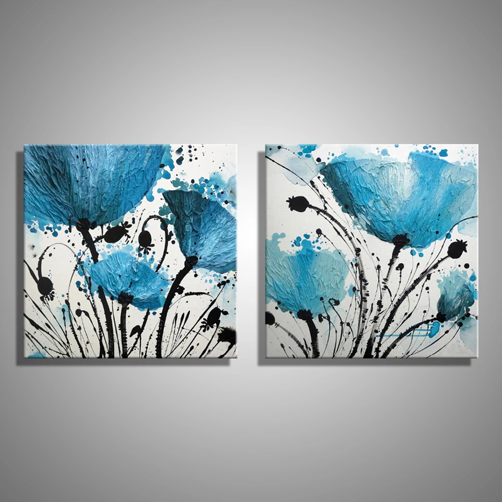 Настенная картина 3 шт. цветок лотоса|ink painting|3 piecepictures on wall |