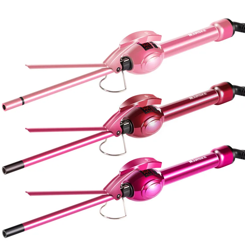 

curling iron hair curler professional hair curl irons LCD curling wand roller magic care beauty styling tools