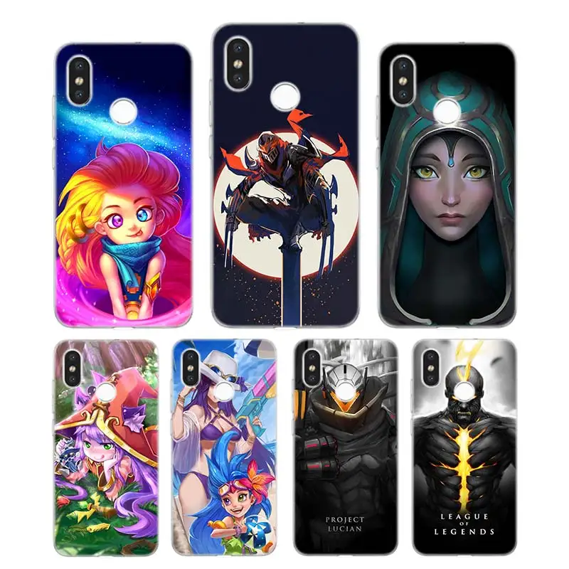 

Silicone Phone Case lol League of Legends for Xiaomi Mi 6 8 SE A1 5X A2 6X Mix 3 Play F1 Pro 8 Lite Case Cover