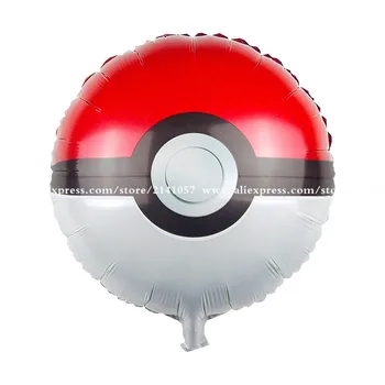 

Free Shipping 30pcs/lot Pokemon Go Foil Balloons Party Decoration Pikachu Balloons Kids Toys Happy Birthday