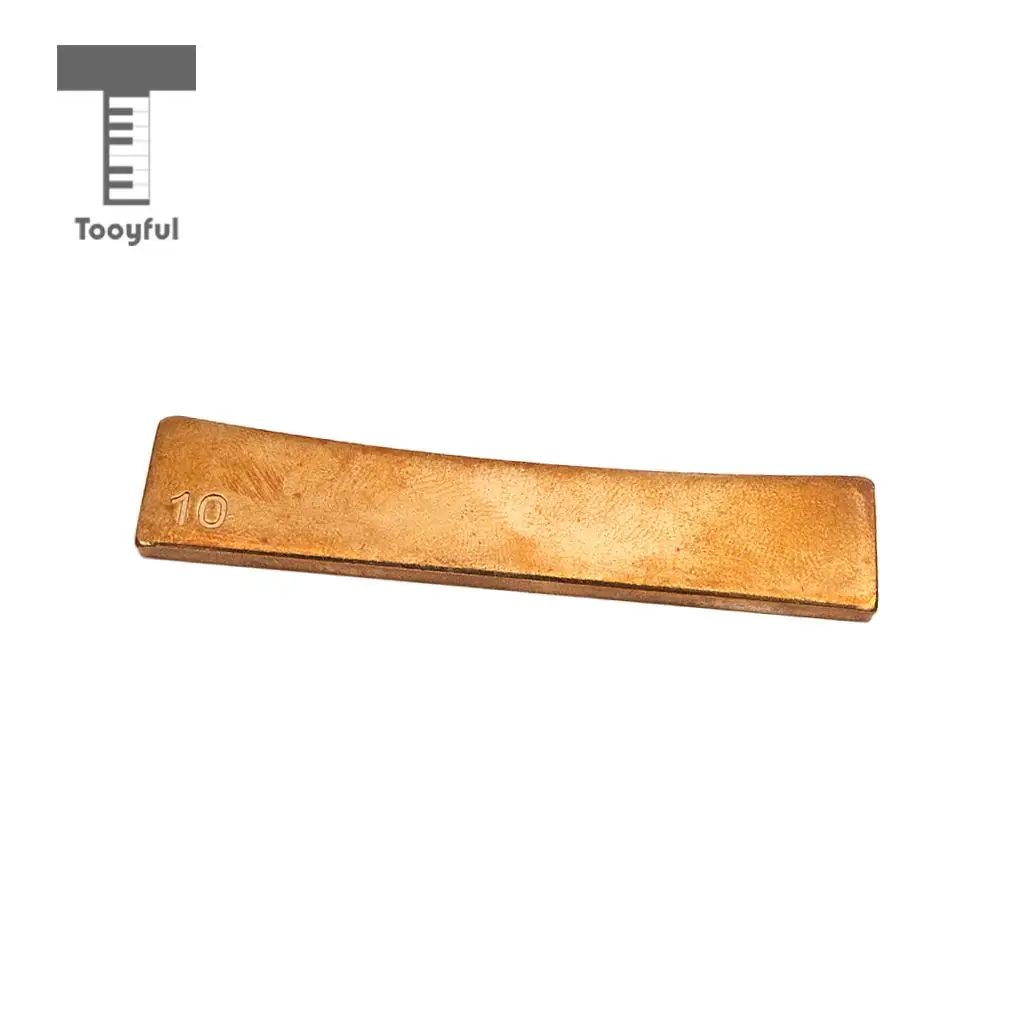 Tooyful Durable Brass Guitar Radius Fret Press Caul Insert Fretboard Fingerboard Accessory for Guitarist Luthier Tools