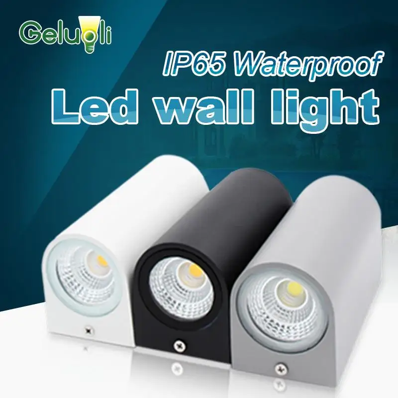Waterproof Outdoor Wall Lamp, IP65 LED Wall Light, 6W Balcony Lighting, Exterior Sconce for Patio image 3
