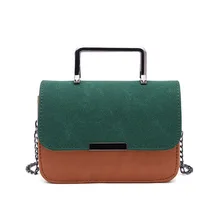 Mujeres de la Marca famosa Bolsas de Mensajero Bolsos de Cuero de Las Mujeres Verde Solapa de la Honda de Las Muchachas Bolsa de Hombro Crossbody Bags Bolsa de Verano 2017