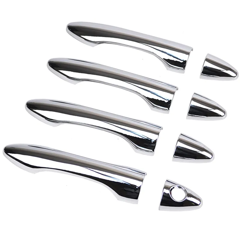 

8Pcs/Set ABS Chrome Door Handle Cover Trim Sticker for Hyundai IX 35 Ix35 2010 20112012 2013 2014 Car styling Accessories