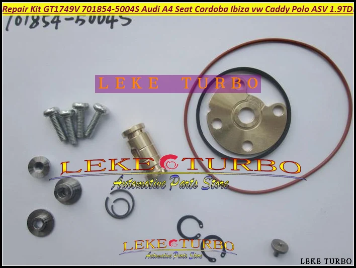 TURBO Repair Kit rebuild kits GT1749V 701854-5004S 70185 028145702N Turbocharger For Audi A4 Seat Cordoba Ibiza II Leon VW Caddy Polo ASV 1.9L