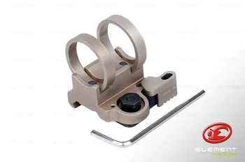 

EX301 scope mount Tactical Flashlight Torch rail quick release clamp base helmet