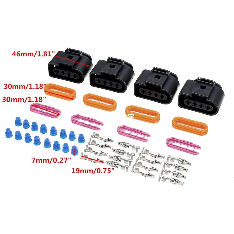1 компл. Катушка зажигания Разъем Ремонтный комплект IC39 для Audi A4 A6 A8 для VW Passat Jetta GOLF Polo Touran Transporter