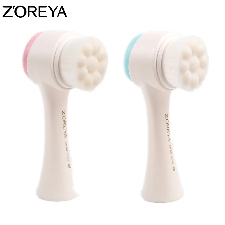Двухсторонний силиконовый 3D косметический инструмент Zoreya|cosmetic tools|facial makeup brushesbrand