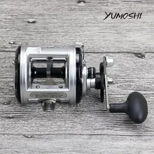 YUMOSHI JCA 2000-5000 Размер литой барабан Рыболовная катушка 13BB Алюминиевая Катушка 12 кг Макс. Тянущиеся Рыболовные катушки Molinete Pesca
