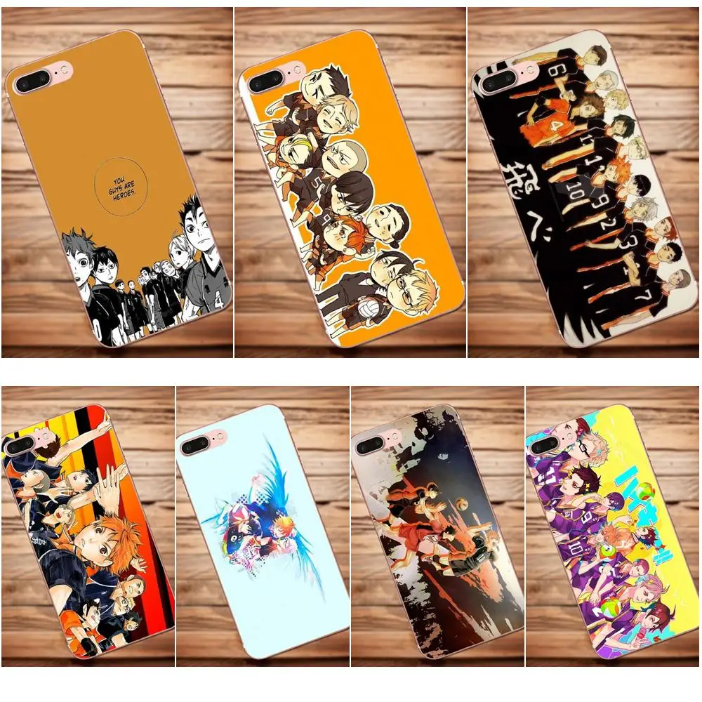 

For Huawei G8 Honor 5C 5X 6 6X 7 8 9 Y5II Mate 9 P7 P8 P9 P10 P20 Lite Plus 2017 Soft Accessories Case Haikyuu!! Team Karasuno
