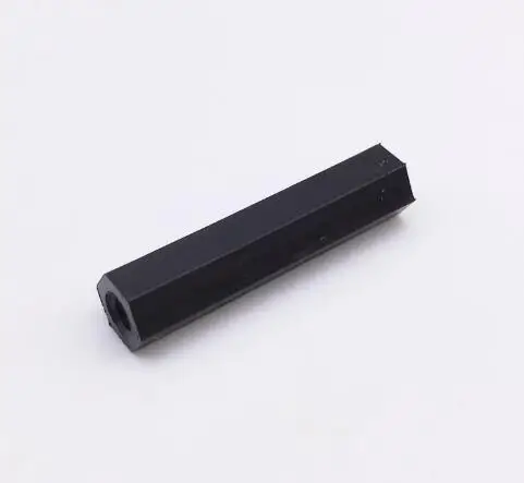

100 Pcs M2 M2.5 M3 M4 Hex Spacer Nylon Nut Nylon Screws Standoff Spacer Female to Female Black and Off-White