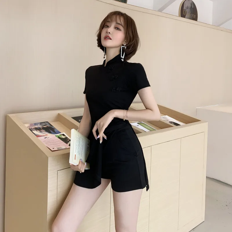 S XXL Plus Ukuran Cina Tradisional Top 