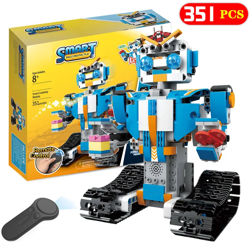 

Technic Remote Control Intelligent RC Robot LegoINGLYs Robot Mindstorms 17101 DIY Building Assemble Blocks Bricks Toys For Boys