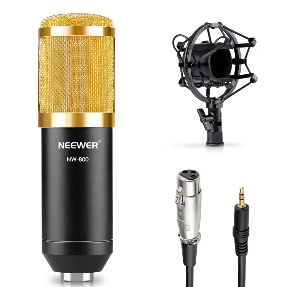 Neewer NW-800 Studio Broadcasting Recording Condenser Microphone NW35 Adjustable Suspension Scissor