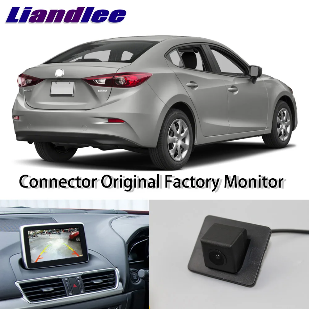 

High Quality Car Rear View Back Camera For Mazda 3 Mazda3 Axela Sedan BM BN 2013~2019 Connect Original Factory Screen Monitor