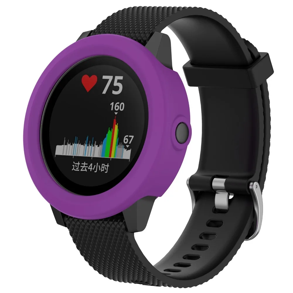 Силиконовой резины рукава крышка Защитный чехол для Garmin Vivoactive 3 Чехлы для часов для Garmin Vivoactive3 Shell Чехол