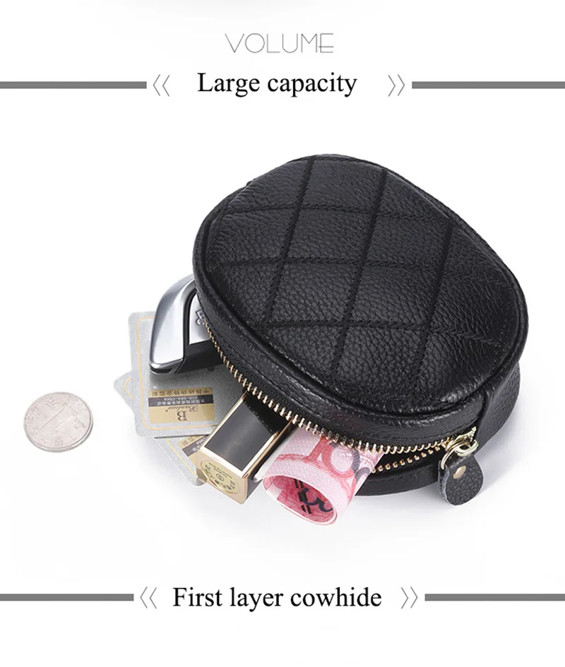 Новая мини-сумка женская мода простой макияж портмоне из натуральной кожи универсальный клатч органайзер для женщин кошельки многоцветные