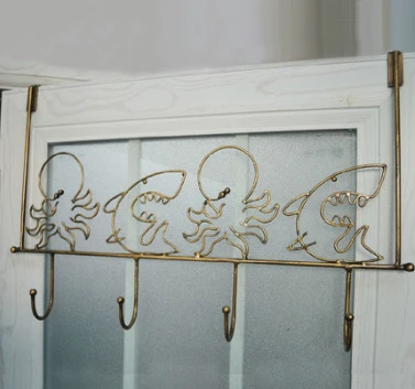 Wrought iron hooks, Door hanger from nails strong non-mark sticky hook hanging hook