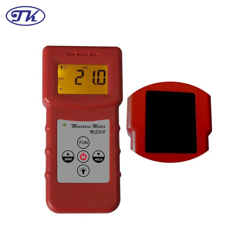 MS310 Inductive Moisture Meter Measuring Moisture Content of Wood,Paper,Bamboo, Concrete,Metope