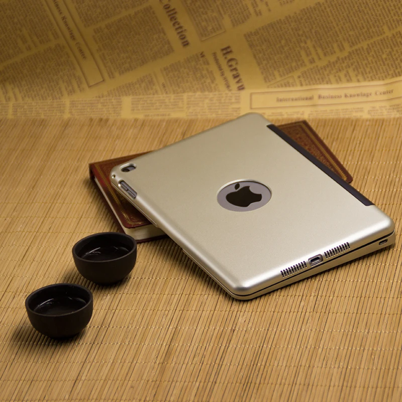 Шикарный чехол для планшета для Apple iPad mini 4 беспроводной Bluetooth клавиатура полный корпус защитный портативный Чехол Folio Stand умный чехол