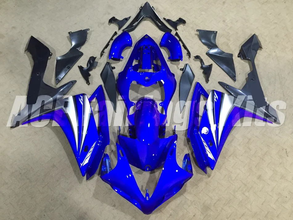 

New Injection mold Fairing kit 100% fit for YAMAHA YZFR1 07 08 YZF R1 2007 2008 YZF1000 ABS Fairings set Custom blue glossy