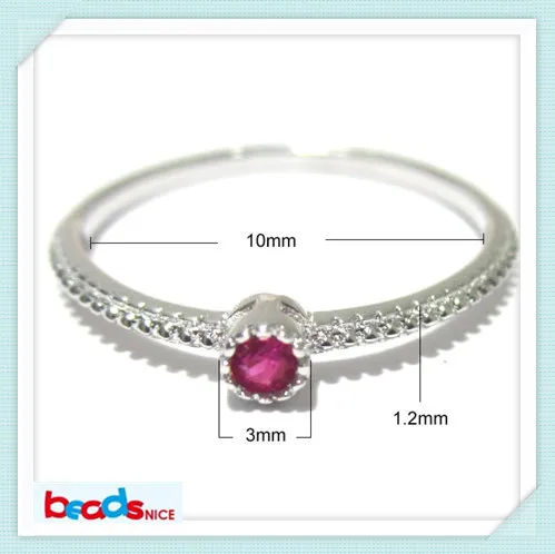 Кольца Beadsnice ID26769 из серебра 925 пробы кольца с драгоценными камнями уникального