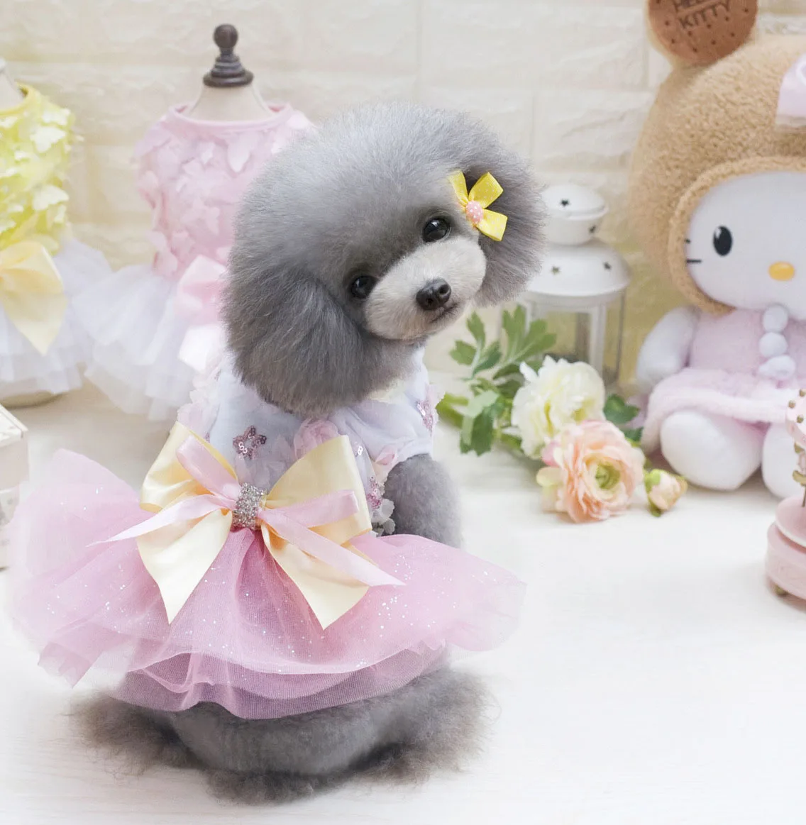 Popular dog clothes for small dog summer dress
