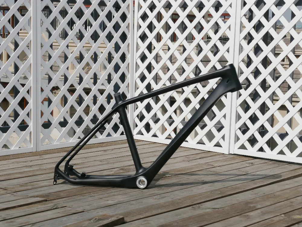 Cheap 2019 - 16" 18" 26er Carbon Fiber Mountain Bike Frame - carbon Matt Glossy MTB Frame BSA 0 Cheap 2019 - 16" 18" 26er Carbon Fiber Mountain Bike Frame - carbon Matt Glossy MTB Frame BSA 0