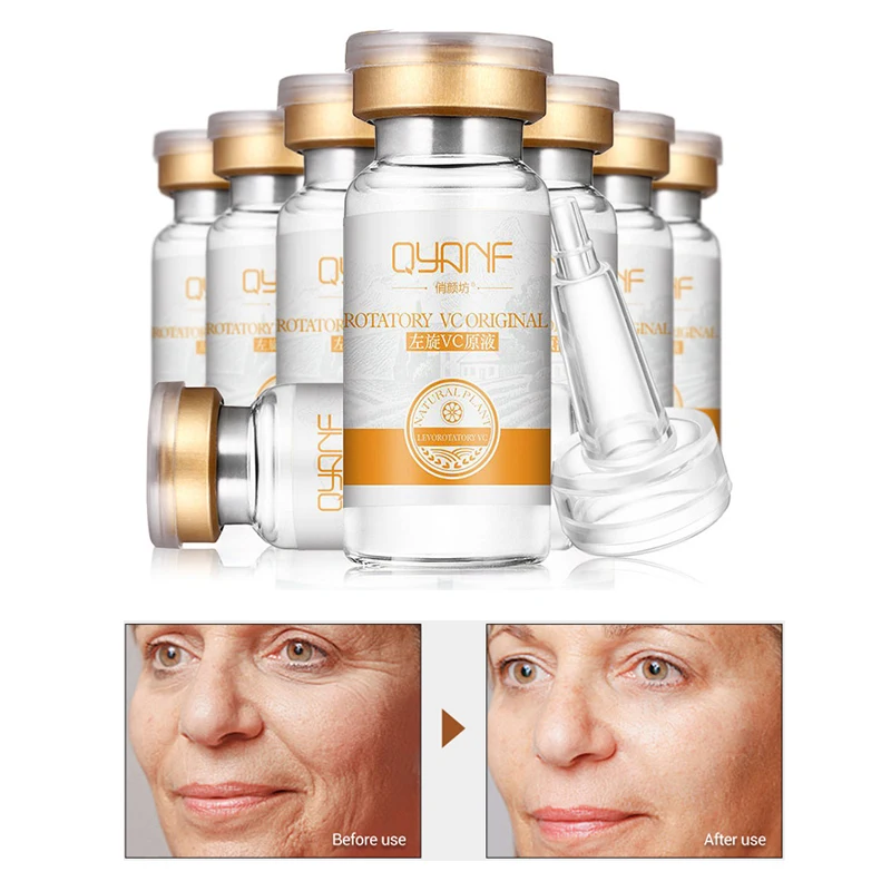 

5pcs Hyaluronic Acid Serum for Face Cream Moisturizer Argireline Peptide for Face Repair Care Cream Whitening Vitamin C Serum