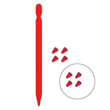 Держатель ручки Карандаш наконечник набор немой пленки противоскользящее Шумоподавление для Apple 1/2 поколение защитный колпачок