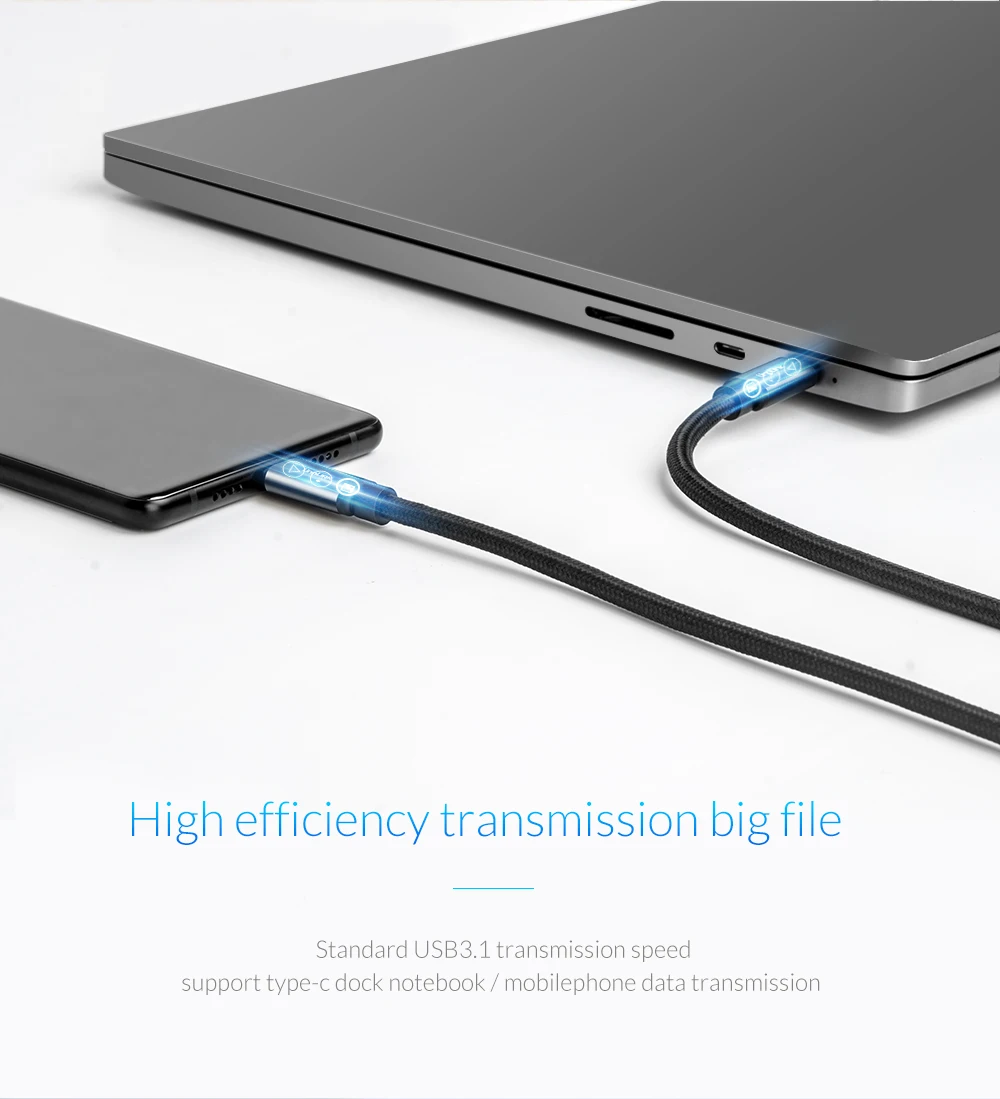 Кабель Unnlink type-C-type-C USB C-USB C 3,1 Gen2 3A PD 5G/10 Гбит/с 4K60 Thunderbolt 3 для Macbook Pro nintendo Switch s9 p20