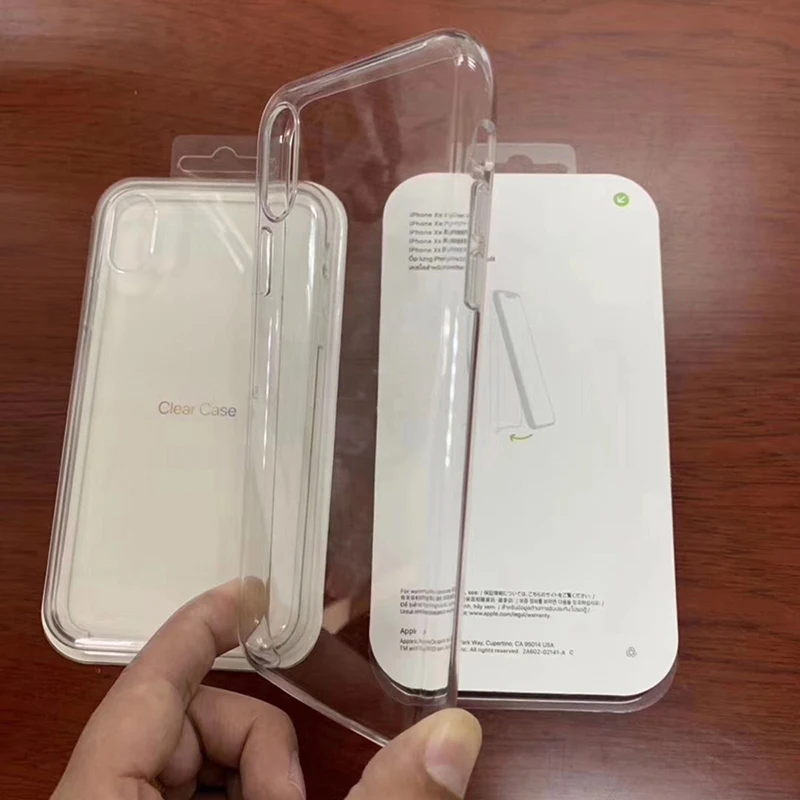 Оригинальный Официальный Стиль Прозрачный чехол для Apple 1:1 телефона iPhone 6 6S 7 8 Plus X