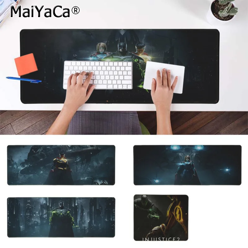Maiyaca нескользящий ПК INJUSTICE2 удобный коврик для мыши игровой Бесплатная доставка