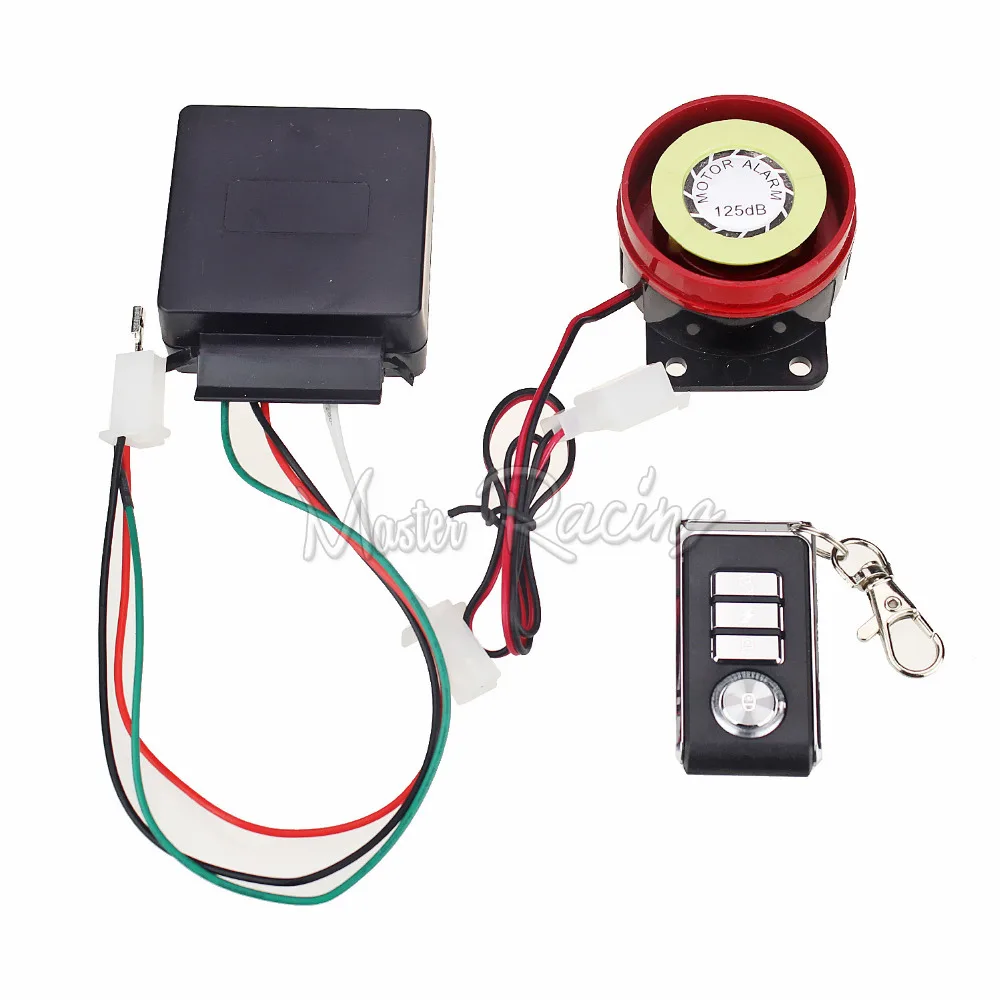 12V Motorcycle Scooter Bike Security Alarm System Moto Anti theft