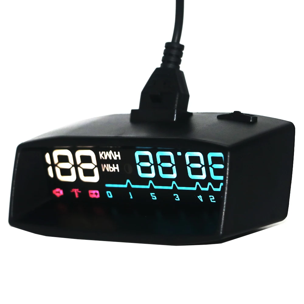 

EANOP Esmart Car HUD Head up Display OBD2 II EOBD Auto Digital Car Speedometer Over Speed Warning Alarm headup