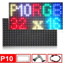 P10 Открытый SMD RGB полноцветный светодиодный дисплей видео модуль 320x160 мм, 1/4 сканирование DIY светодиодный экран водонепроницаемый Smd 3535 RGB светодиодный панель