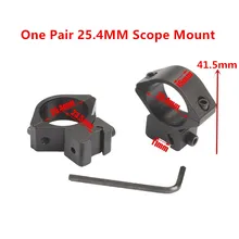 Низкопрофильные 25,4 мм 1 дюймов кольца с 11 мм рельсовый прицел крепление Охотничья винтовка прицелы крепления аксессуары Hunting caza