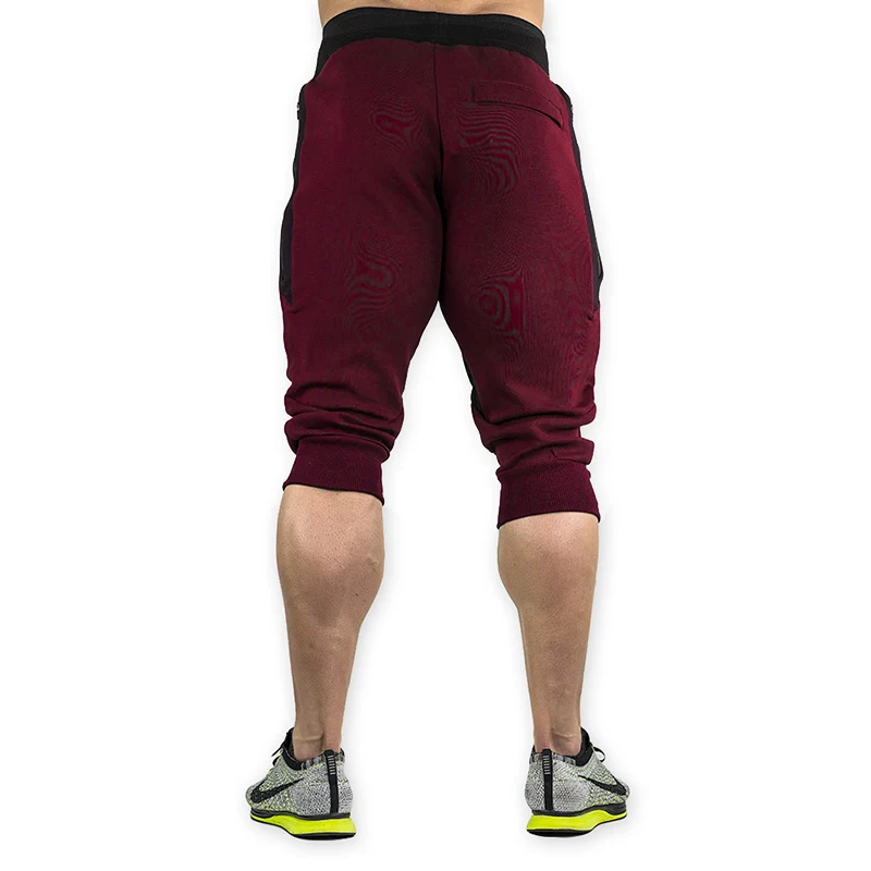 Новые летние Брендовые мужские спортивные тонкие шорты для бега, мужские черные шорты для бодибилдинга, мужские шорты для фитнеса и тренажерного зала