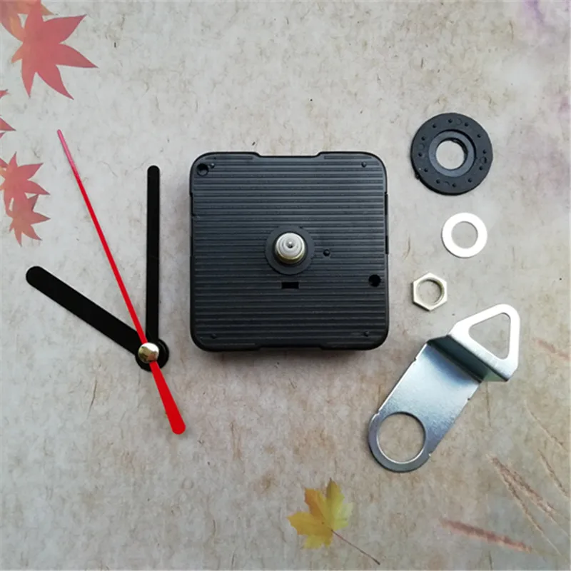 

Wholesale 10PCS 28MM Shaft Sweep Silent Battery Quartz Clock Movement Kit with Clock Hands Repair Kit DIY Wall Clock