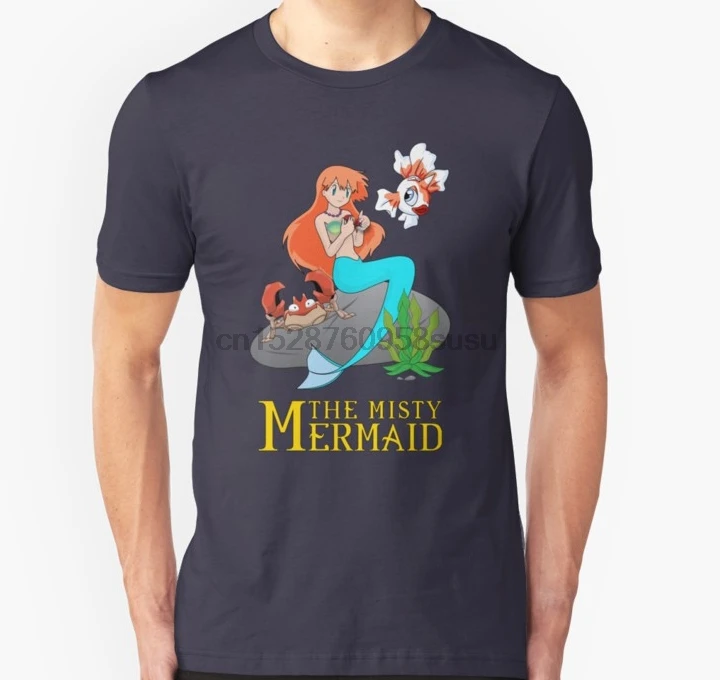 

Men tshirt Short sleeve The Misty Mermaid Unisex T Shirt One neck Women t-shirt